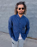 Shepherds Shirt in Vintage Blue Hemp Canvas Shirts Tops Imperfects - Mens