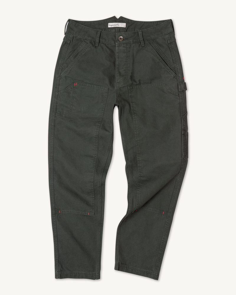 Dungaree Pant in Craft Canvas