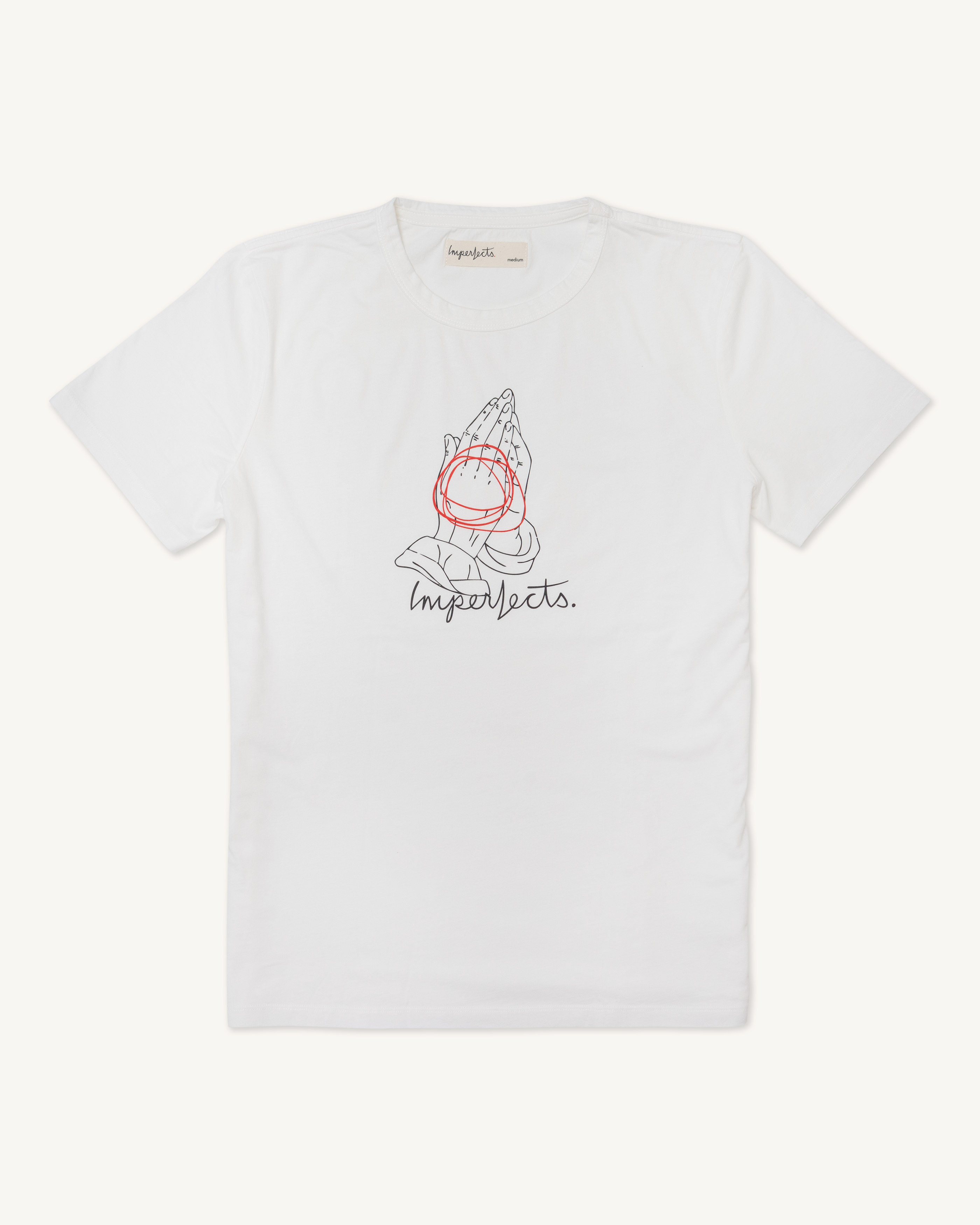 'Pray for Surf' in Vintage White