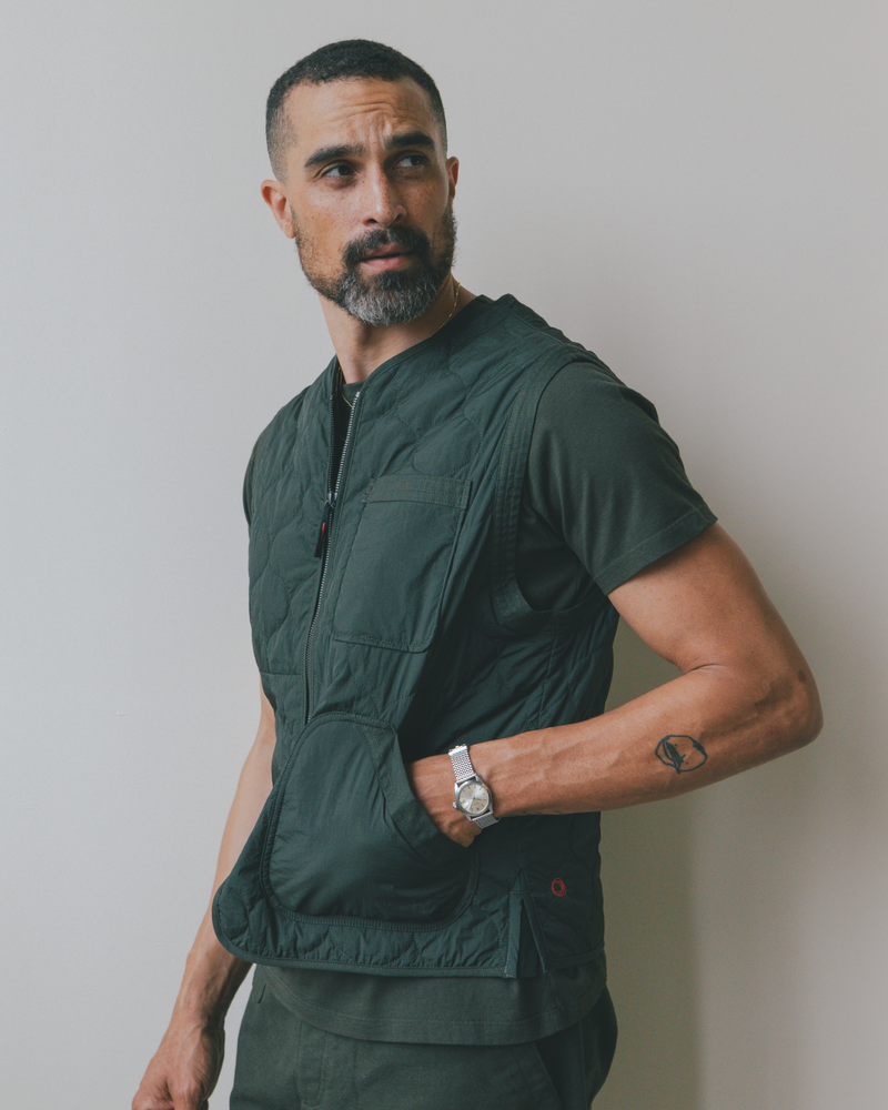 Shokunin Vest in Quilted Nylon