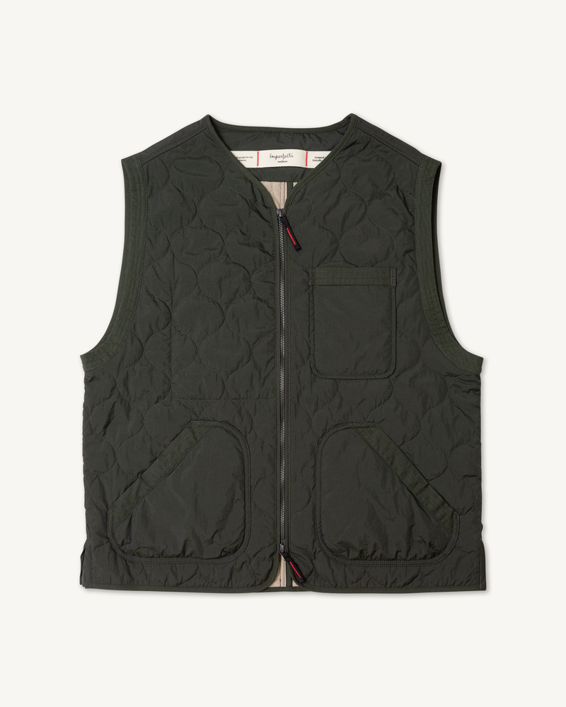 Shokunin Vest in Quilted Nylon