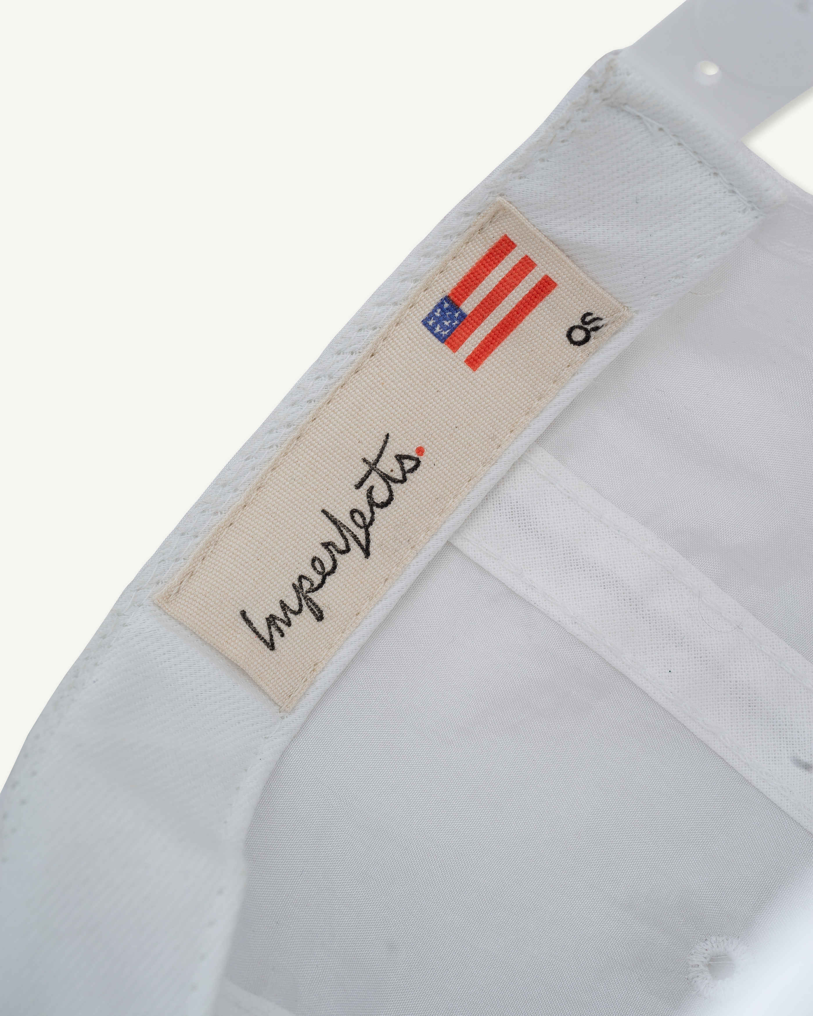 Surf Cap | Aloha Hologram in White Crinkle