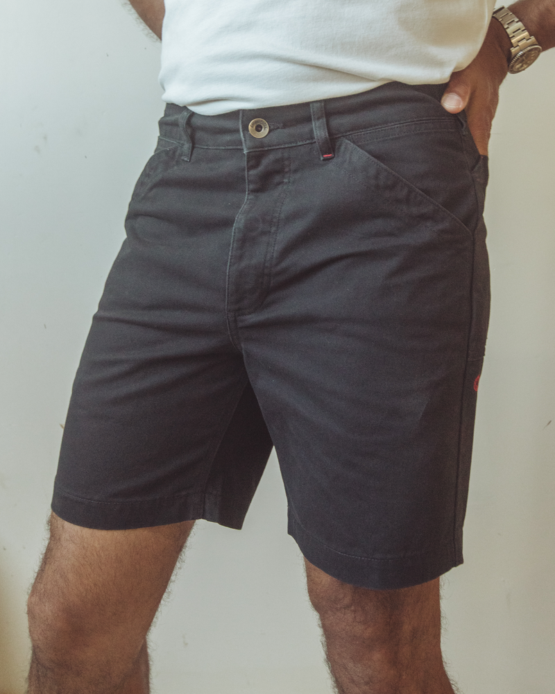 Utility Chino Short in Blasted Twill