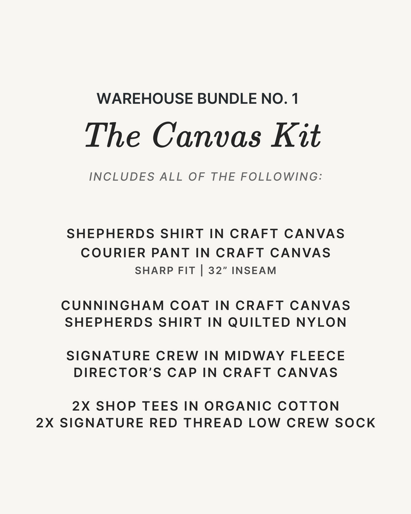 Warehouse Bundle No. 1 – The Canvas Kit