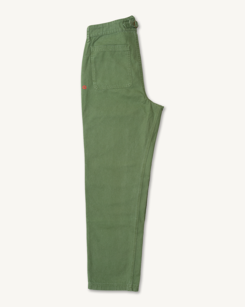 Imperfects - Courier Pant in Fatigue Canvas