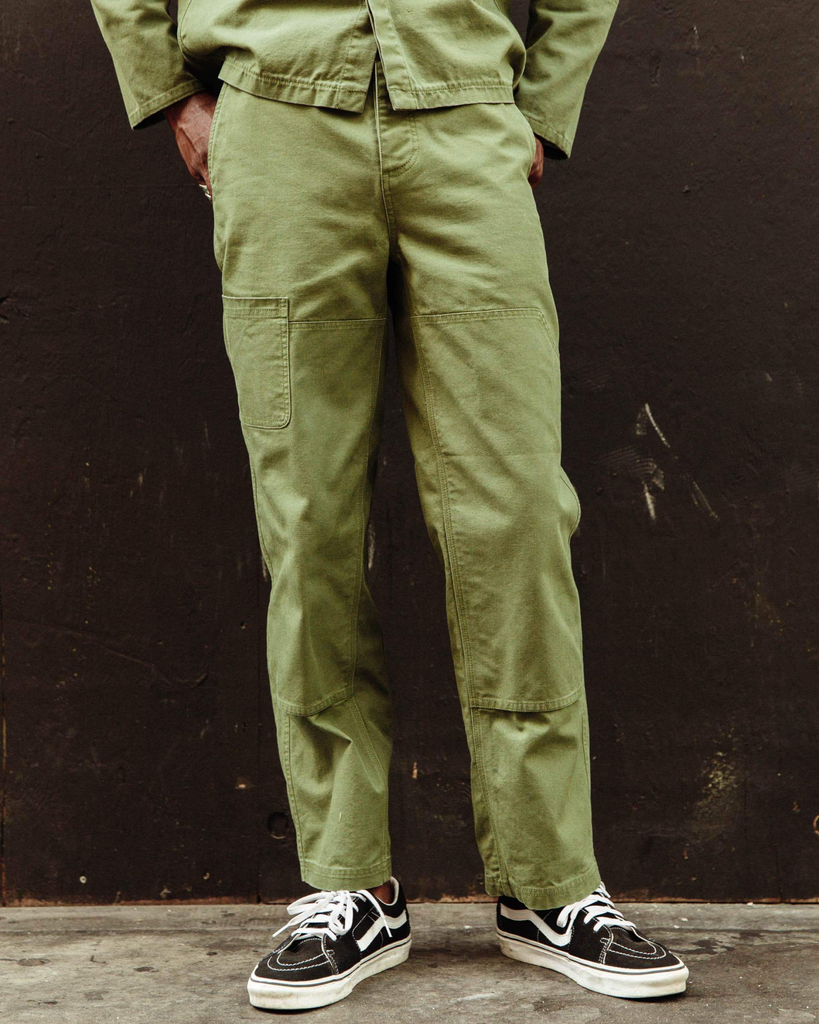 Imperfects - Courier Pant in Fatigue Canvas - Mens