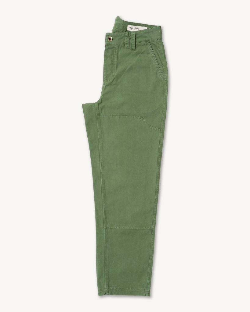 Imperfects - Courier Pant in Fatigue Canvas