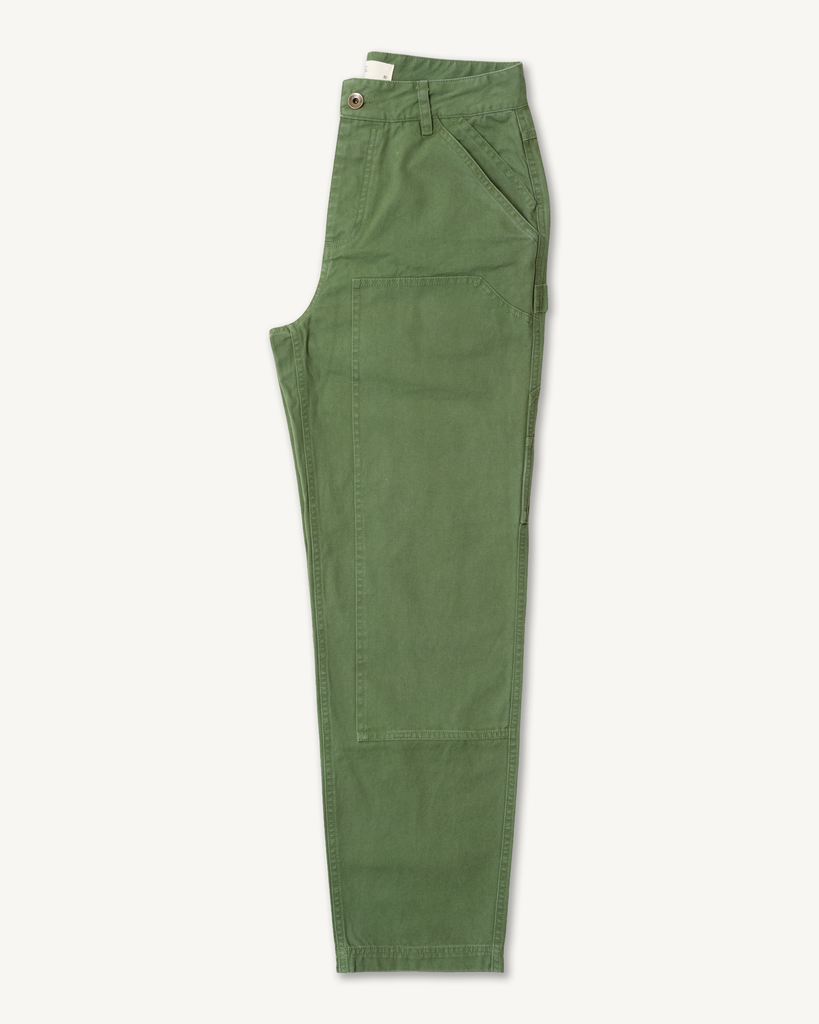 Dungaree Pant in Fatigue Canvas-Imperfects-Imperfects