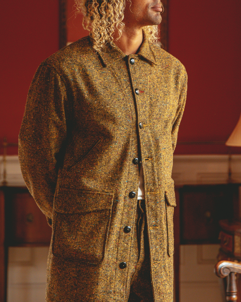 Imperfects - Mr. Lynch’s Morning Coat in 5 Year Osage Deadstock Tweed - Mens