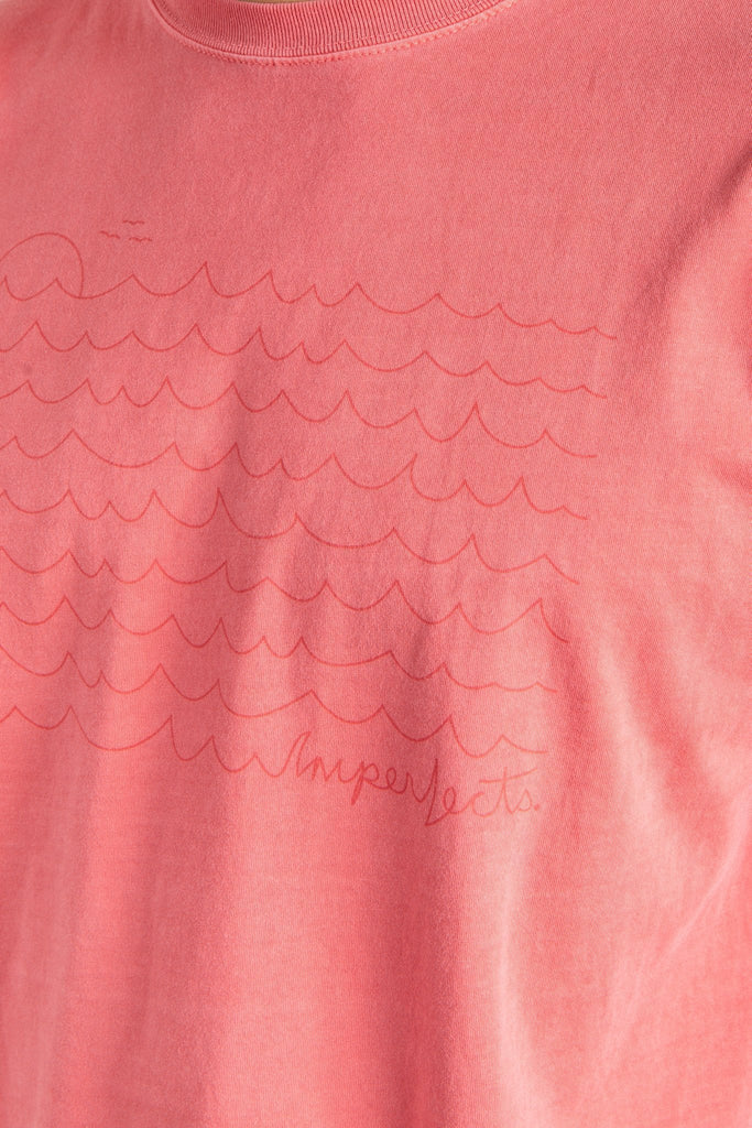 OG Waves Tee in Guava-Imperfects-Imperfects