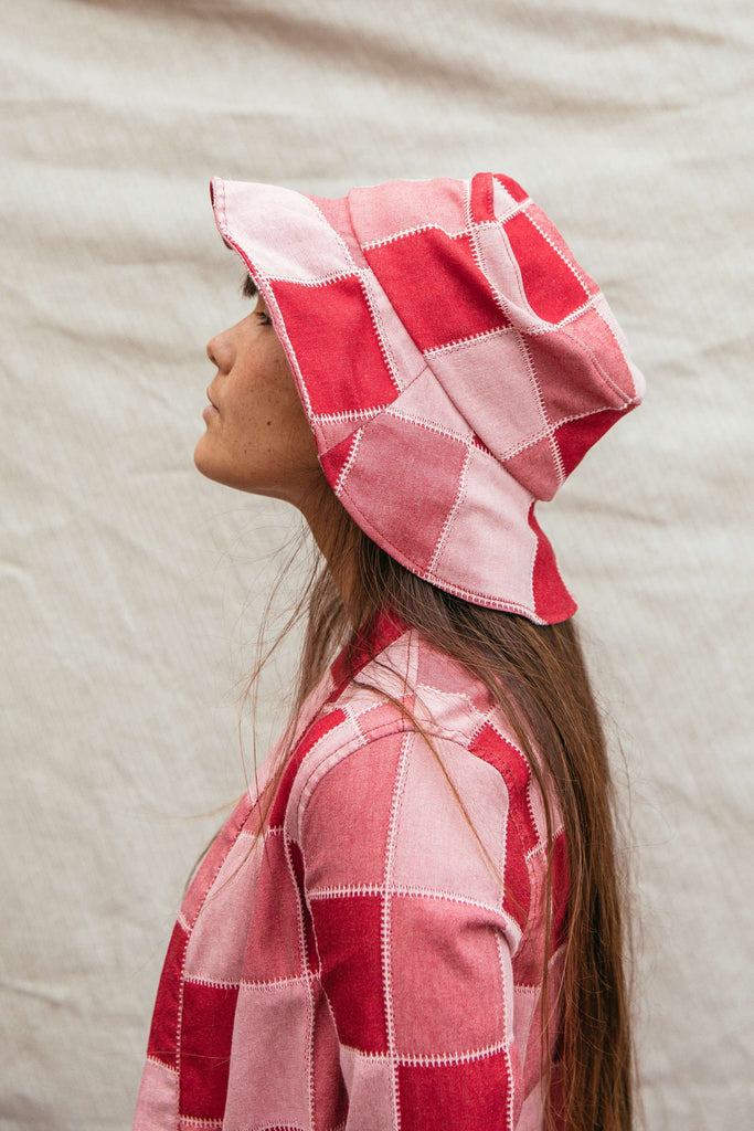 Sun Bucket in Quilted Twill-Imperfects-Imperfects