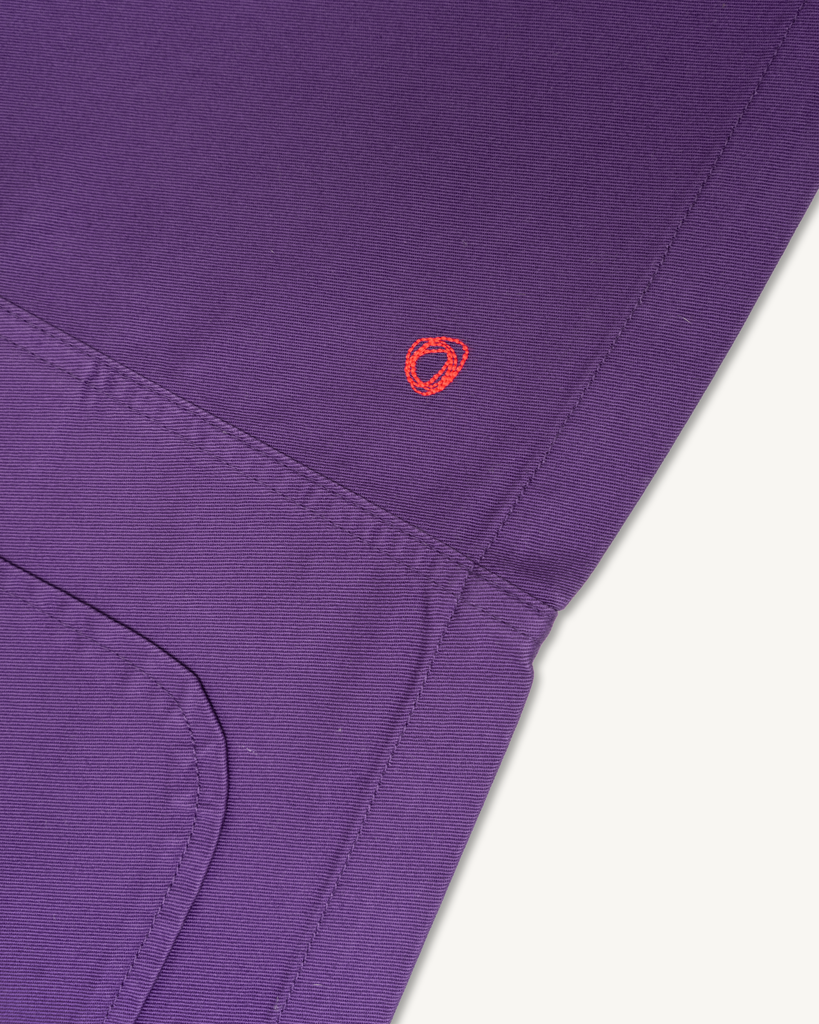 Imperfects - The Bell Coat in Purple Magic Twill