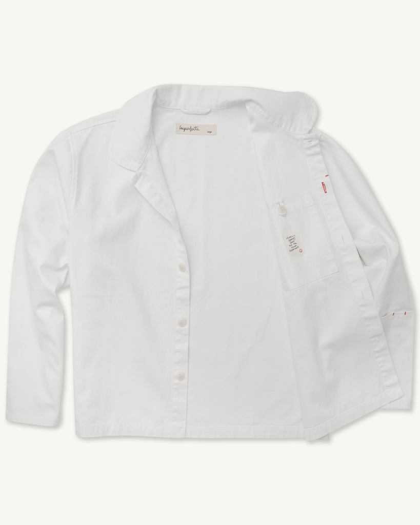 The Chef Shirt in Bone Canvas | PRE-SALE-Imperfects-Imperfects