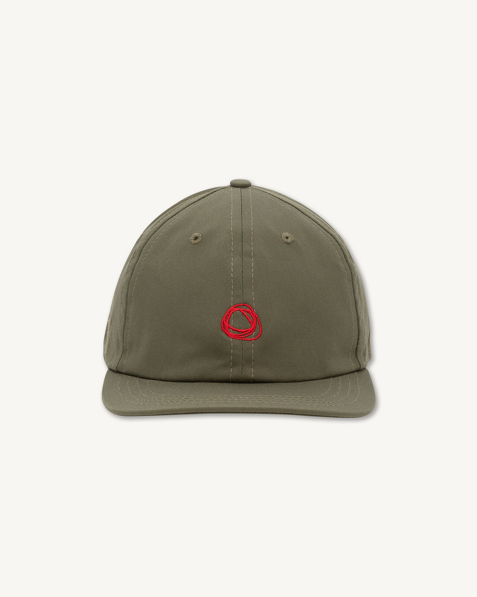 Supreme S Logo 6-Panel Cap - Brown