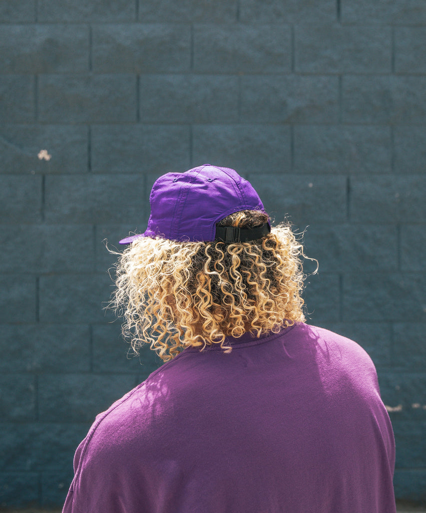 The Surf Cap in Purple Taslan-Imperfects-Imperfects