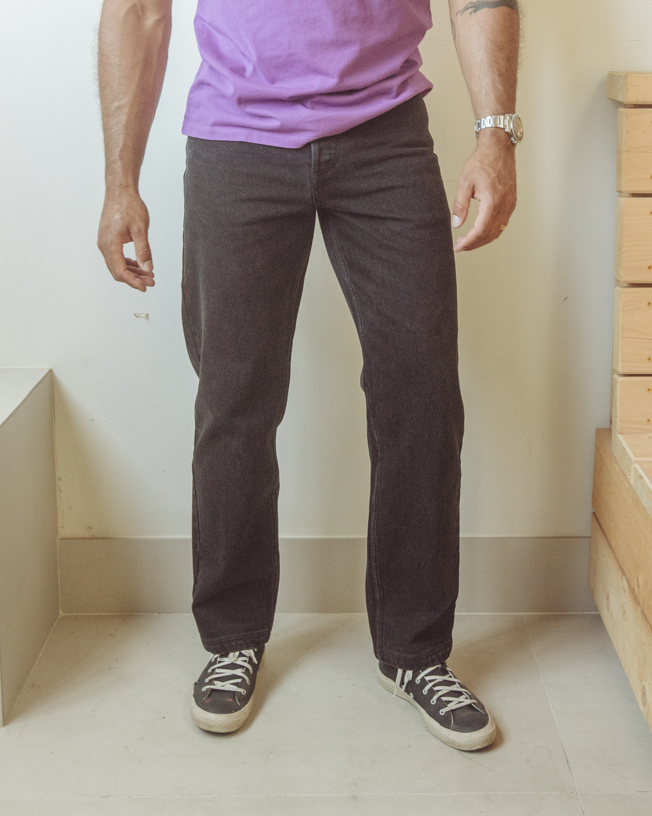 329A Jean in Primo Denim Seawashed Obsidian