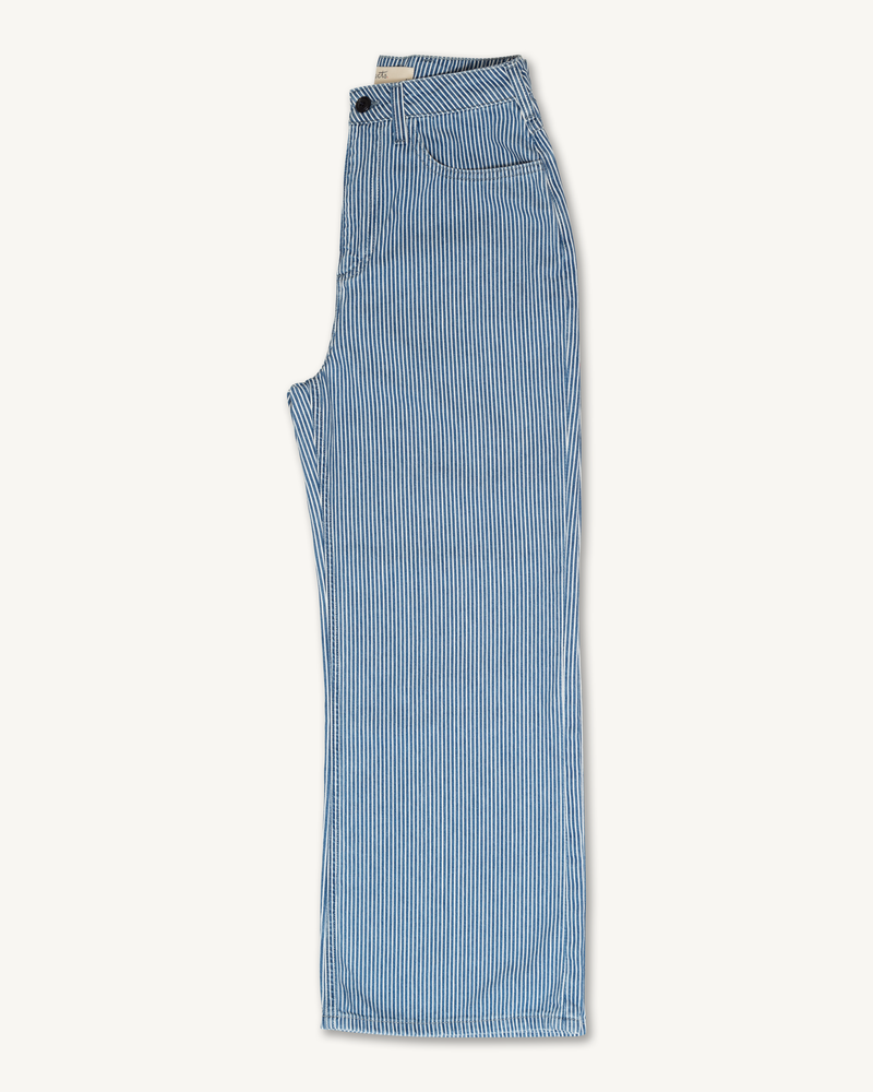 523L Pant in Indigo Hickory Stripe {USA MADE}