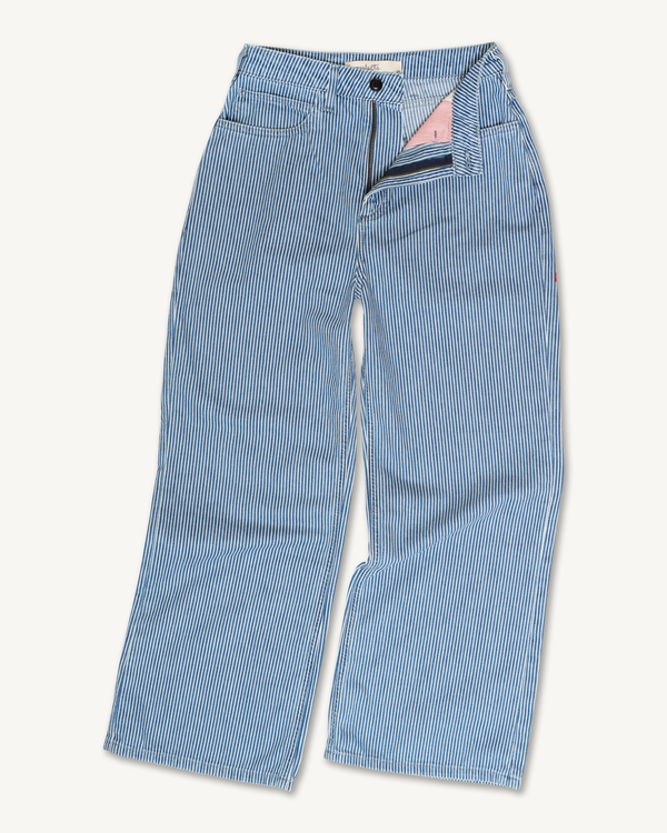 523L Pant in Indigo Hickory Stripe {USA MADE}