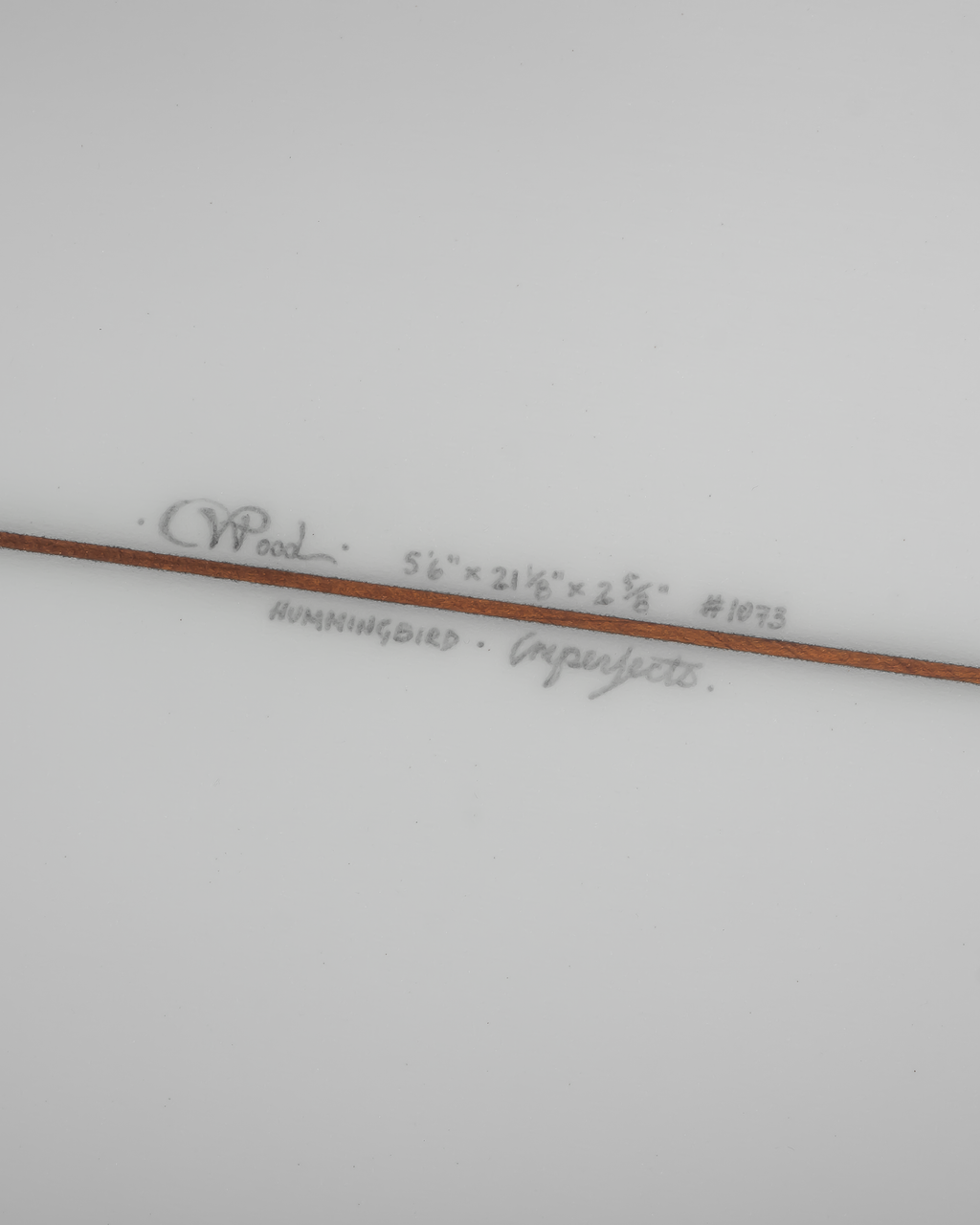 5'6" Hummingbird in Clear Sanded | #1073