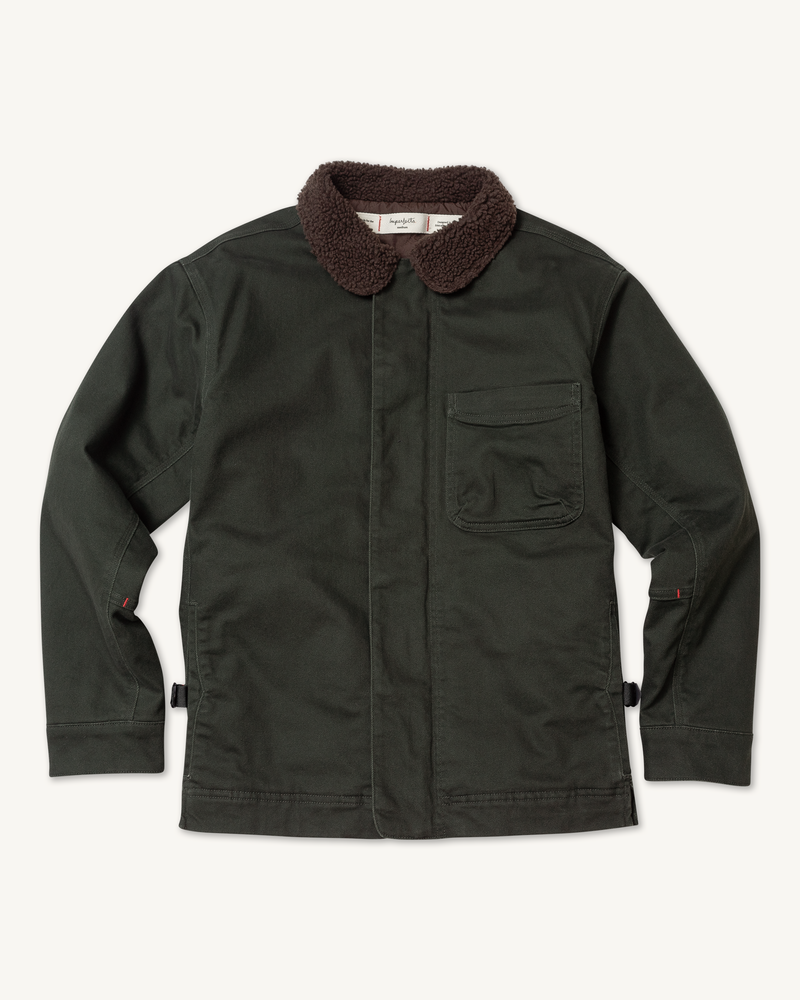A1 Jacket in Steel Twill & Quilted Nylon