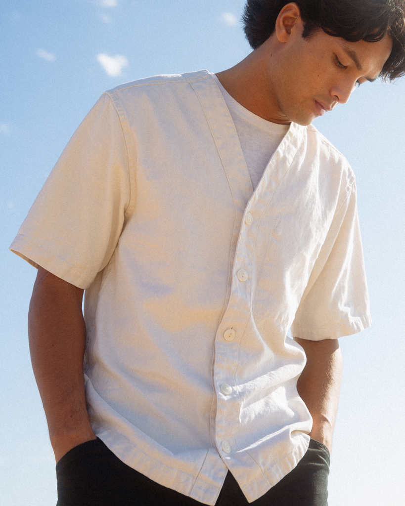 Imperfects - The Benny Jersey in Natural Hemp - Mens