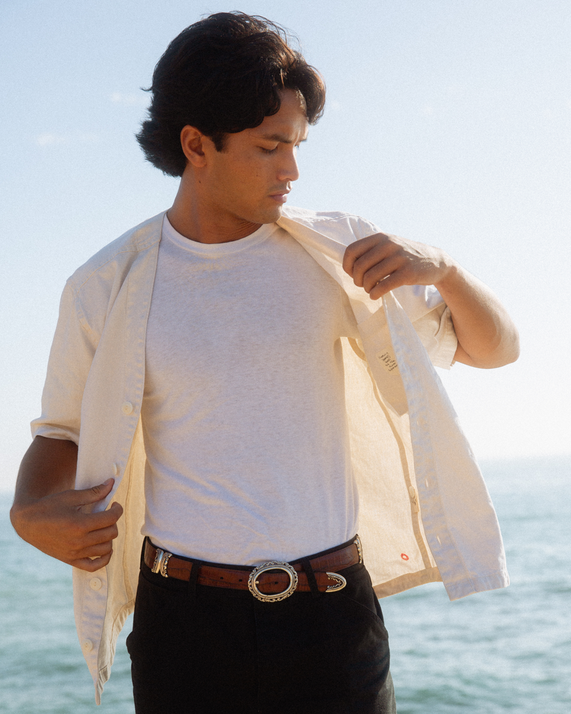 Imperfects - The Benny Jersey in Natural Hemp - Mens