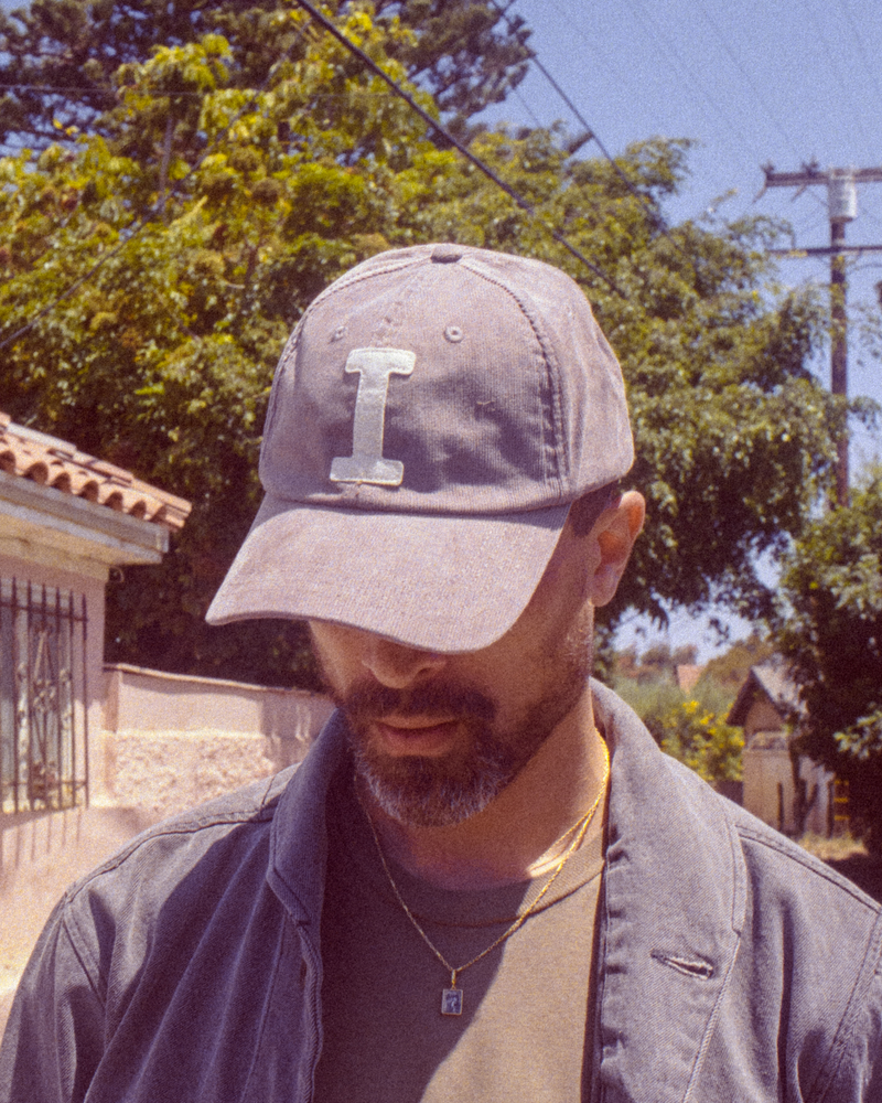 Big i Directors Cap in Stretch Corduroy
