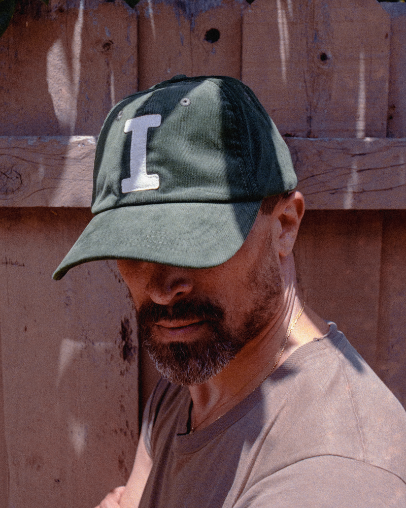 Big i Directors Cap in Stretch Corduroy