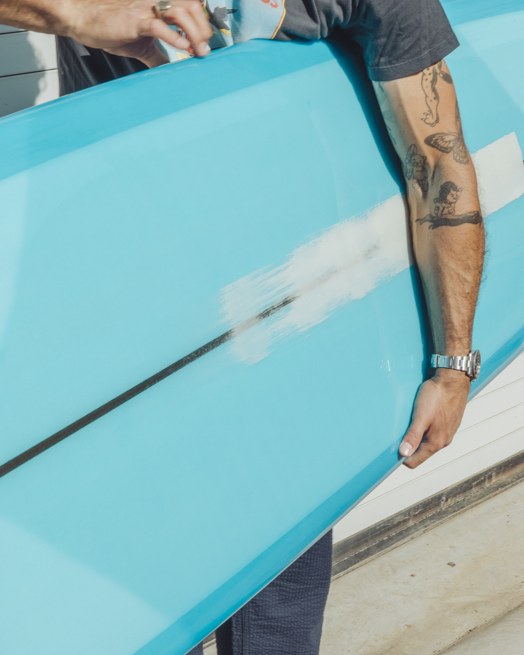 9'7" Madera Noserider in Ice Blue | Board #1106