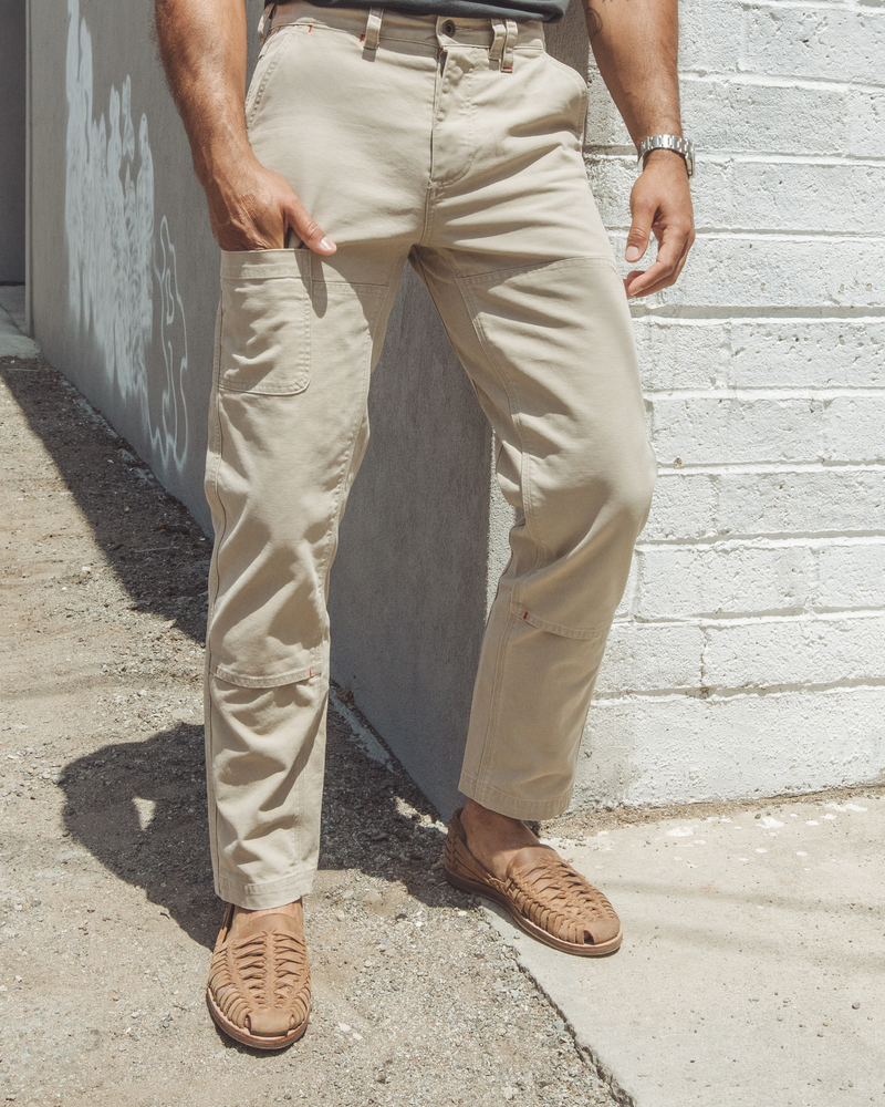 Courier Pant Sharp Fit in Craft Canvas