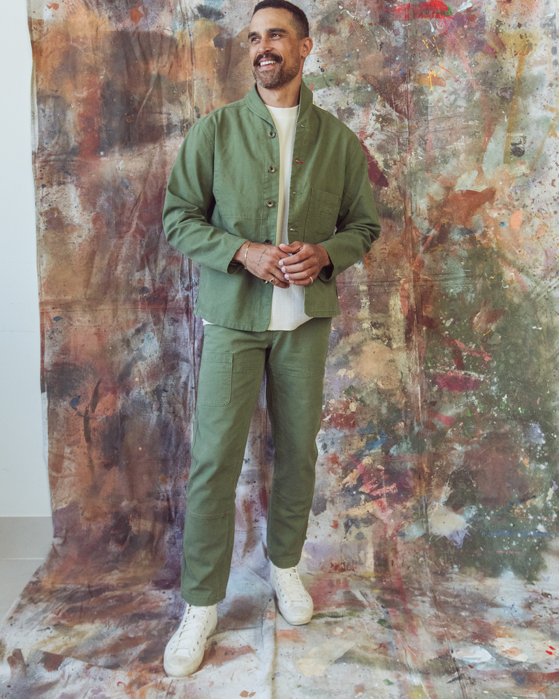 Courier Pant Sharp Fit in Craft Canvas