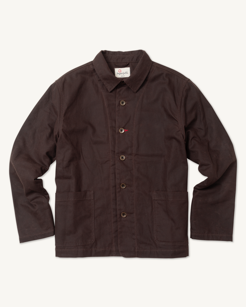 Flannel Lined Creators Coat in Waxed Craft Canvas