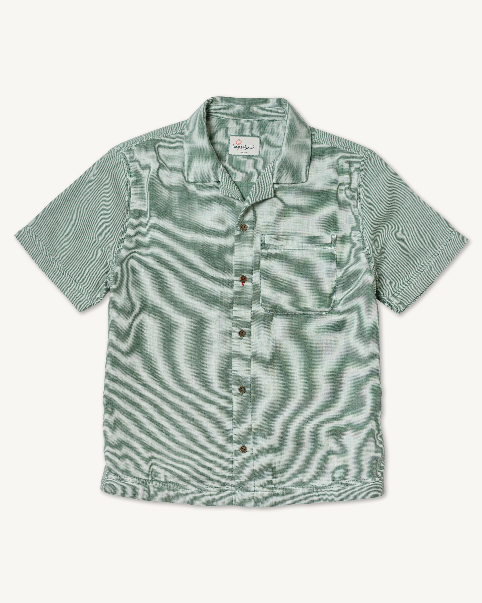 Cliffs Camp Collar Shirt in Summer Cloth – Imperfects