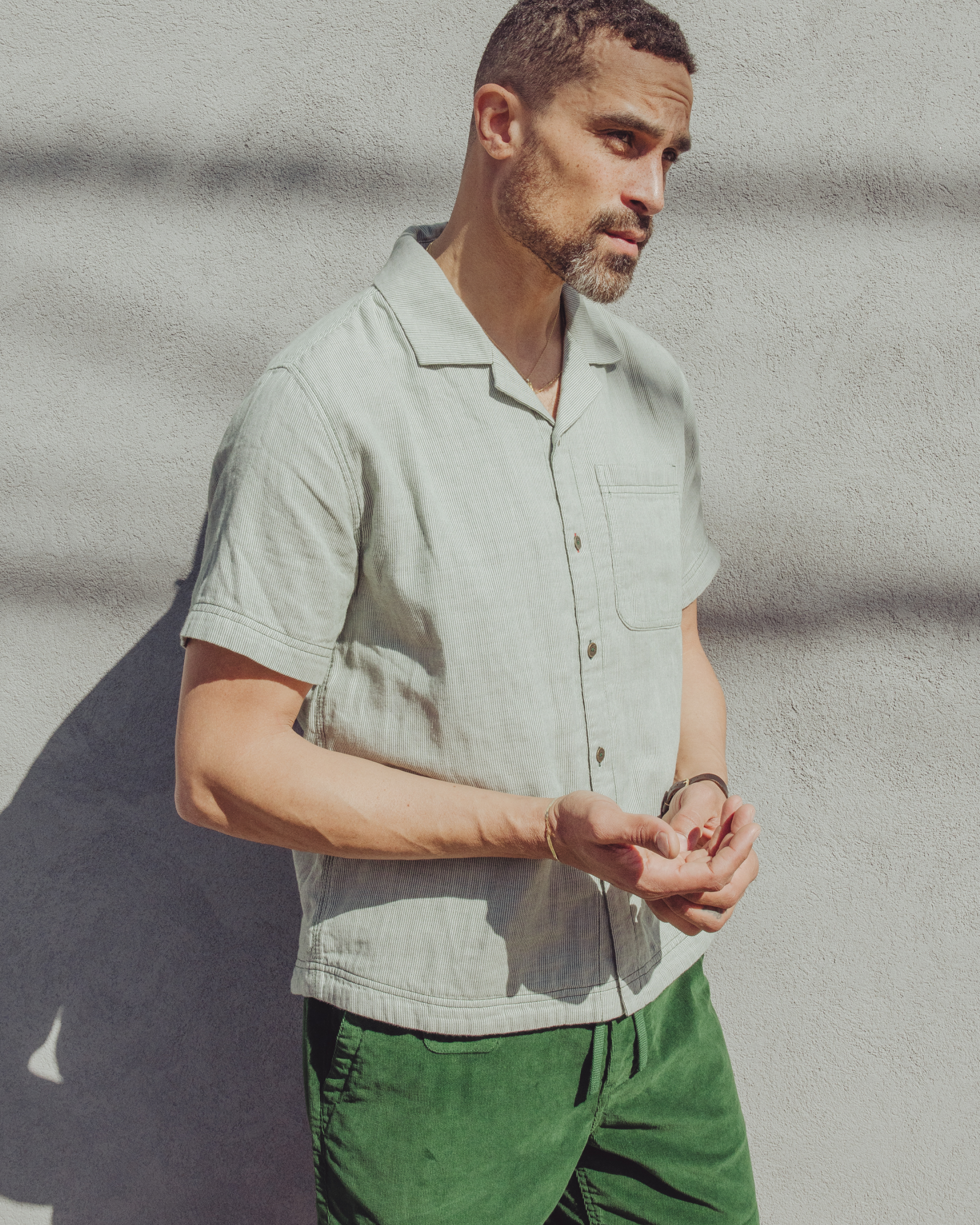 Irish Racing Green Stripe