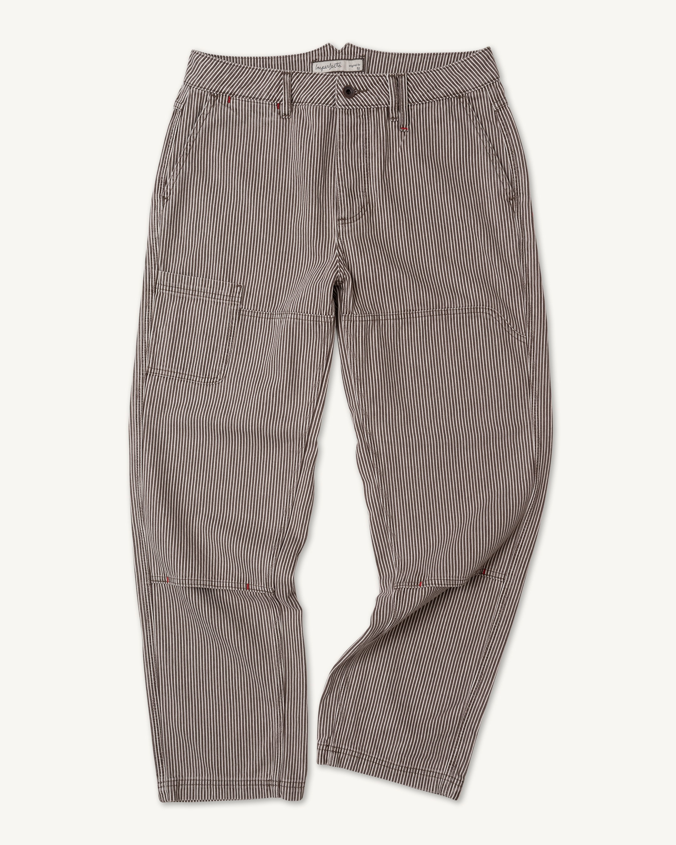 Courier Pant OG Fit in Coyote Hickory Stripe