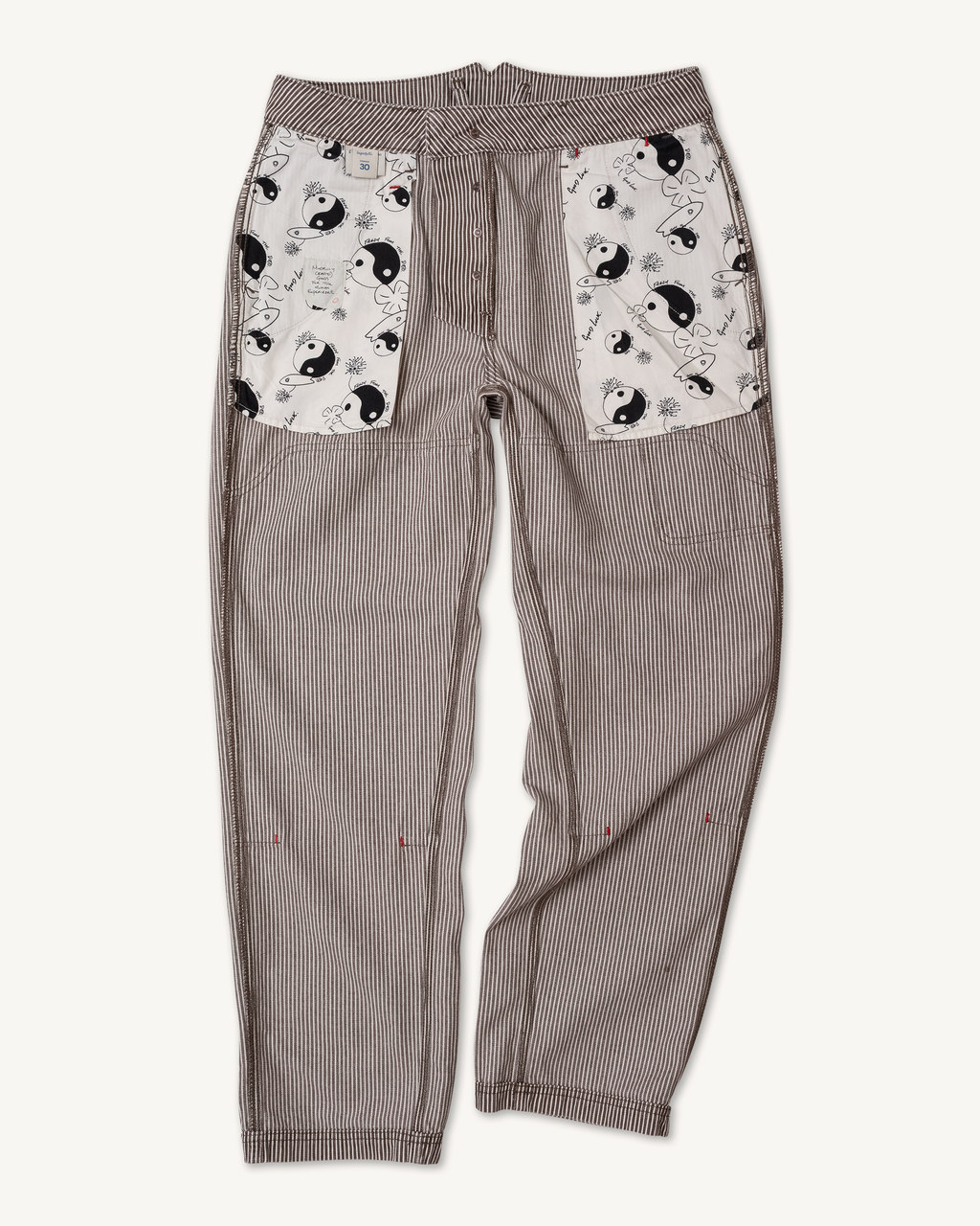 Courier Pant OG Fit in Coyote Hickory Stripe