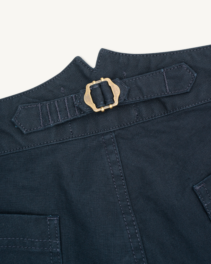 Imperfects - Courier Pant in Rinsed Dark Navy Shipyard Canvas
