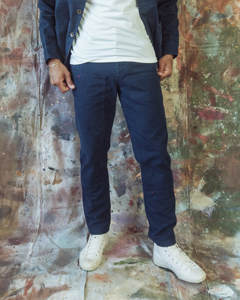Dungaree_Pant_in_Organic_Cotton_Canvas_Banks Street Blue