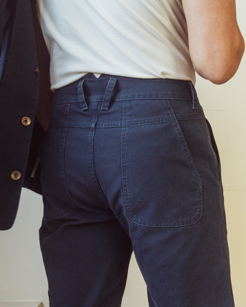 Dungaree_Pant_in_Organic_Cotton_Canvas_Banks Street Blue