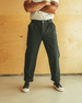 Dungaree Pant in Obsidian Canvas