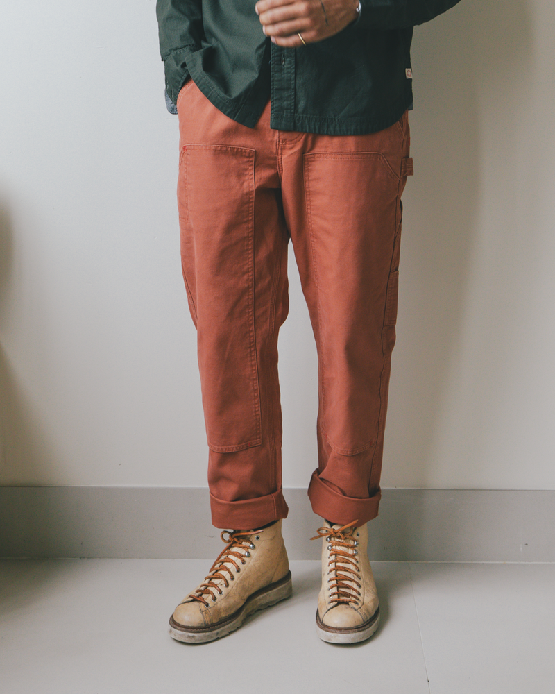 Dungaree Pant in Craft Canvas
