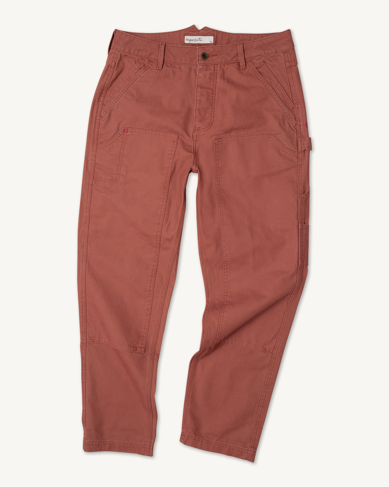 Dungaree Pant in Craft Canvas