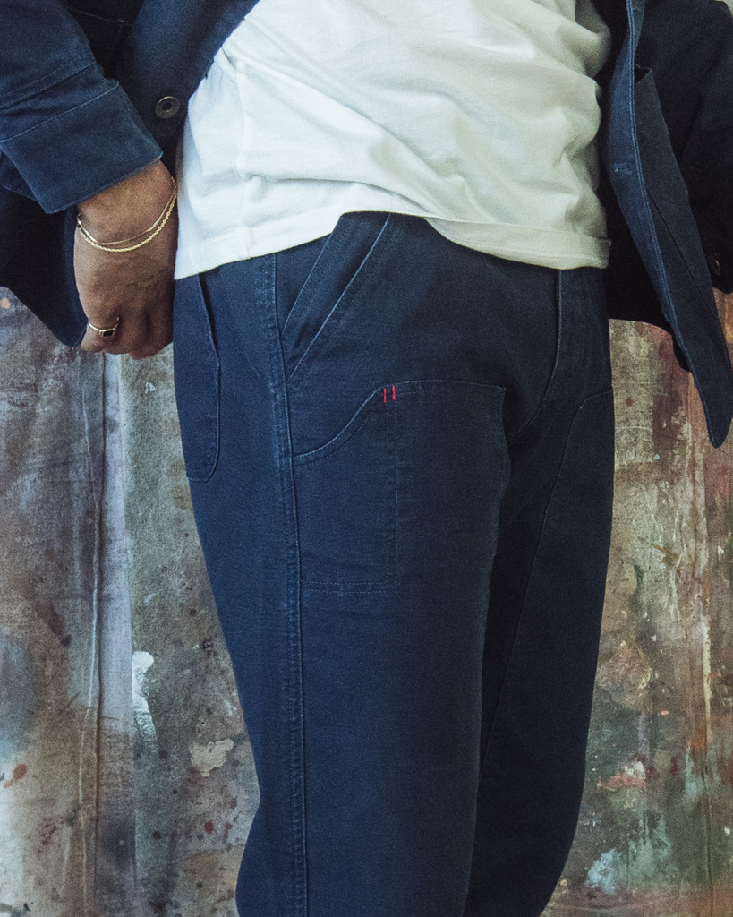Dungaree_Pant_in_Organic_Cotton_Canvas_Banks Street Blue