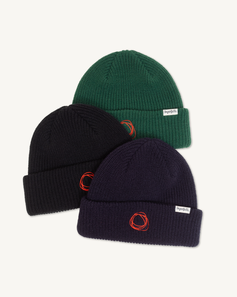 Fishermans Beanie in Rib Knit