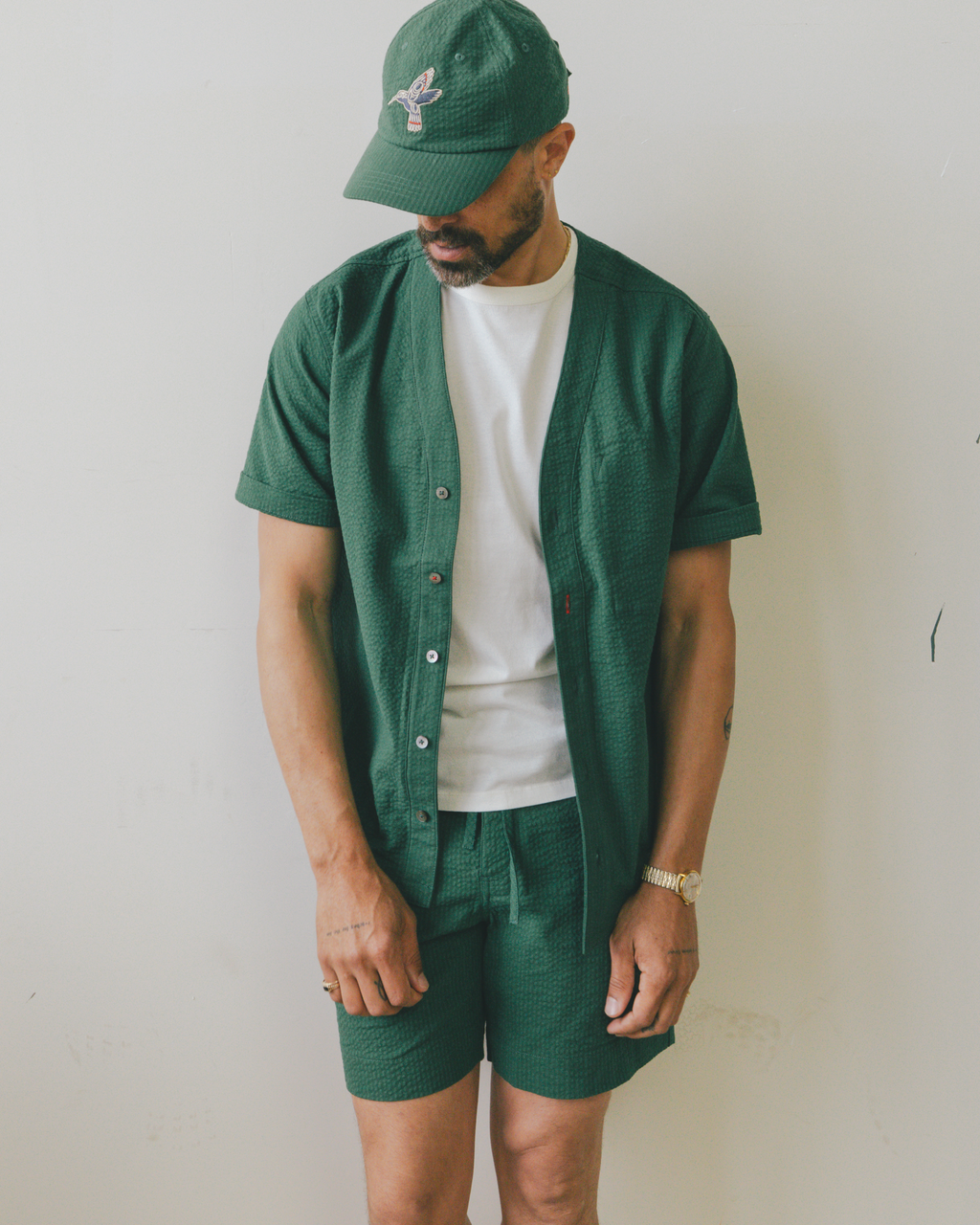 Irish Racing Green Seersucker Kit