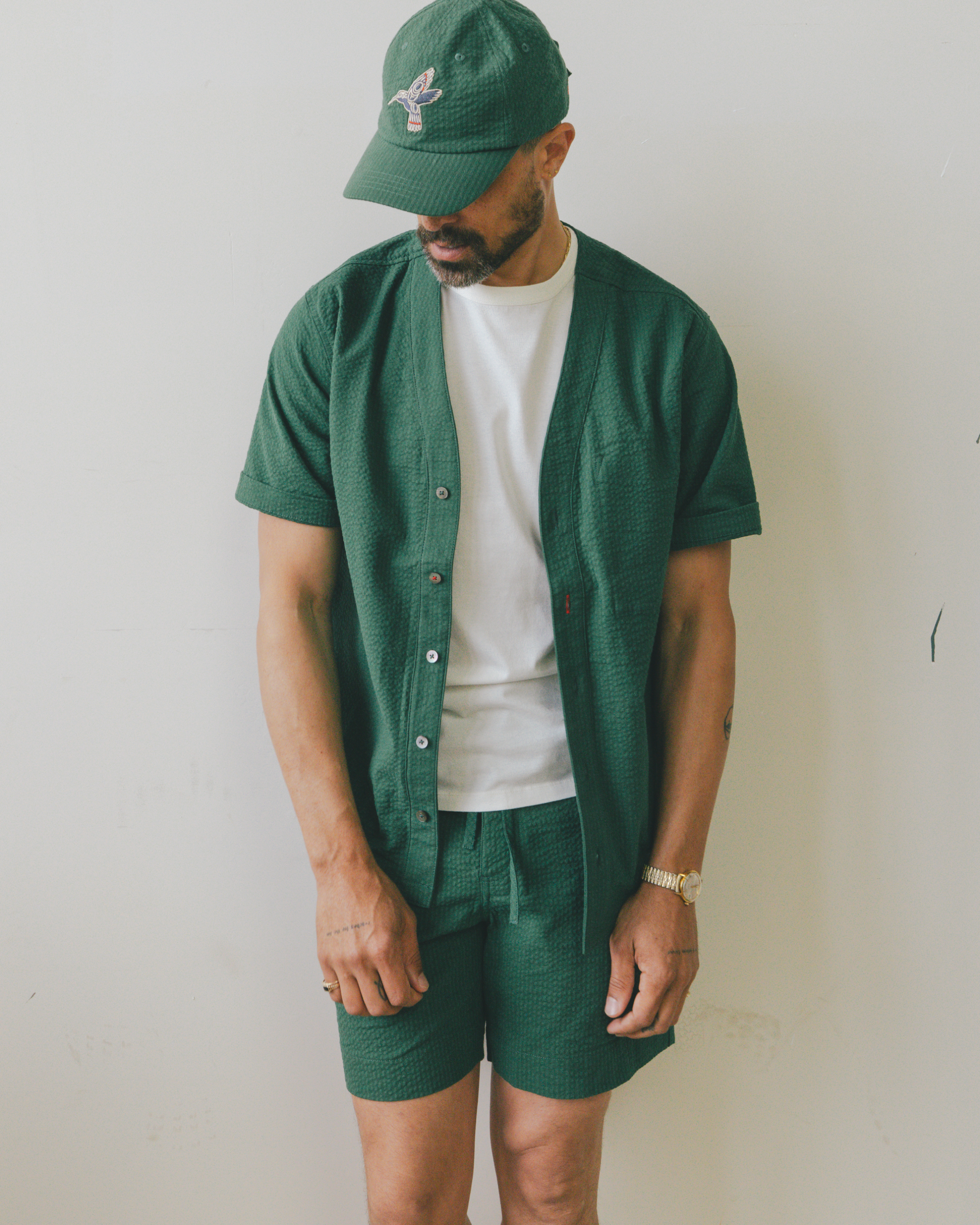Irish Racing Green Seersucker Kit