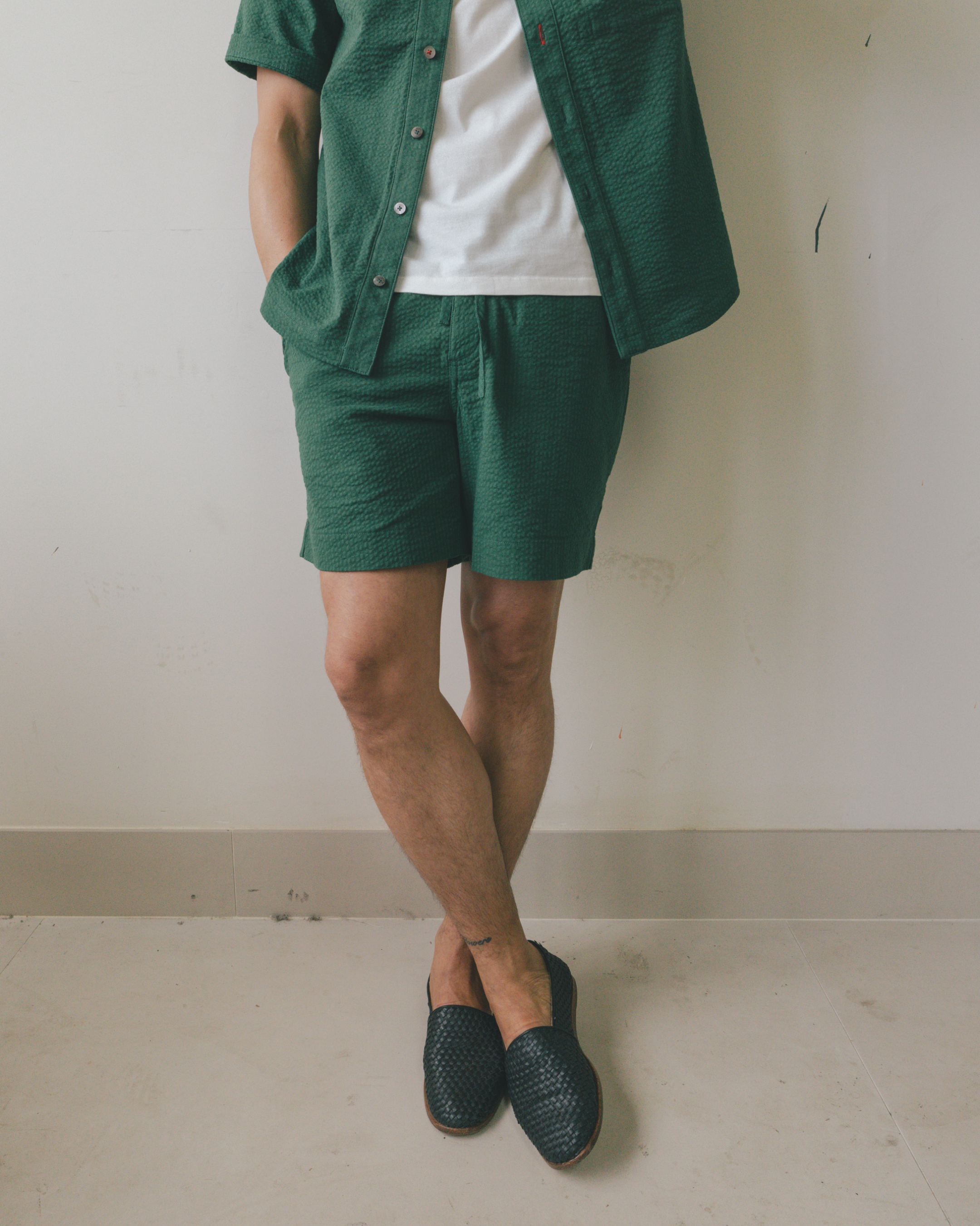 Irish Racing Green Seersucker Kit