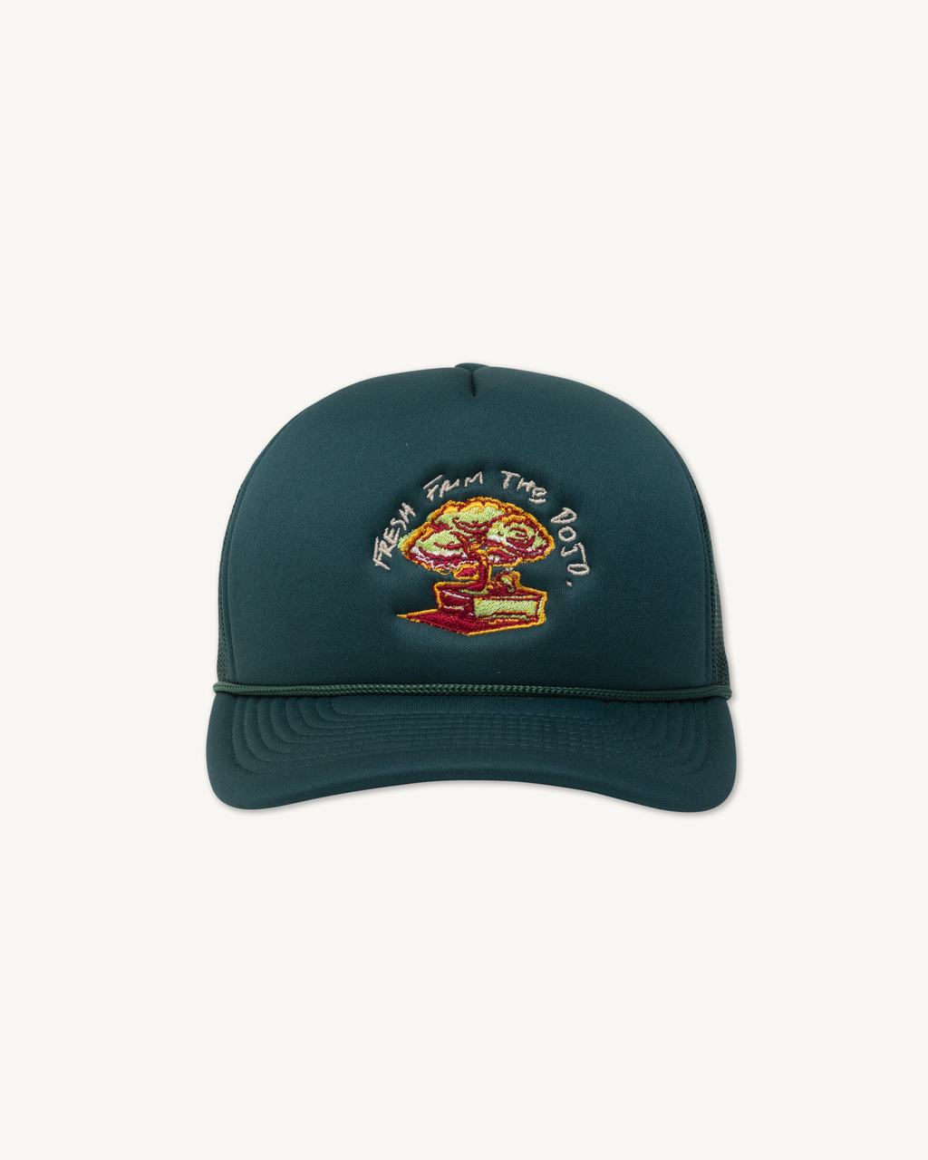 Fresh form the Dojo Foam Trucker in Bonsai