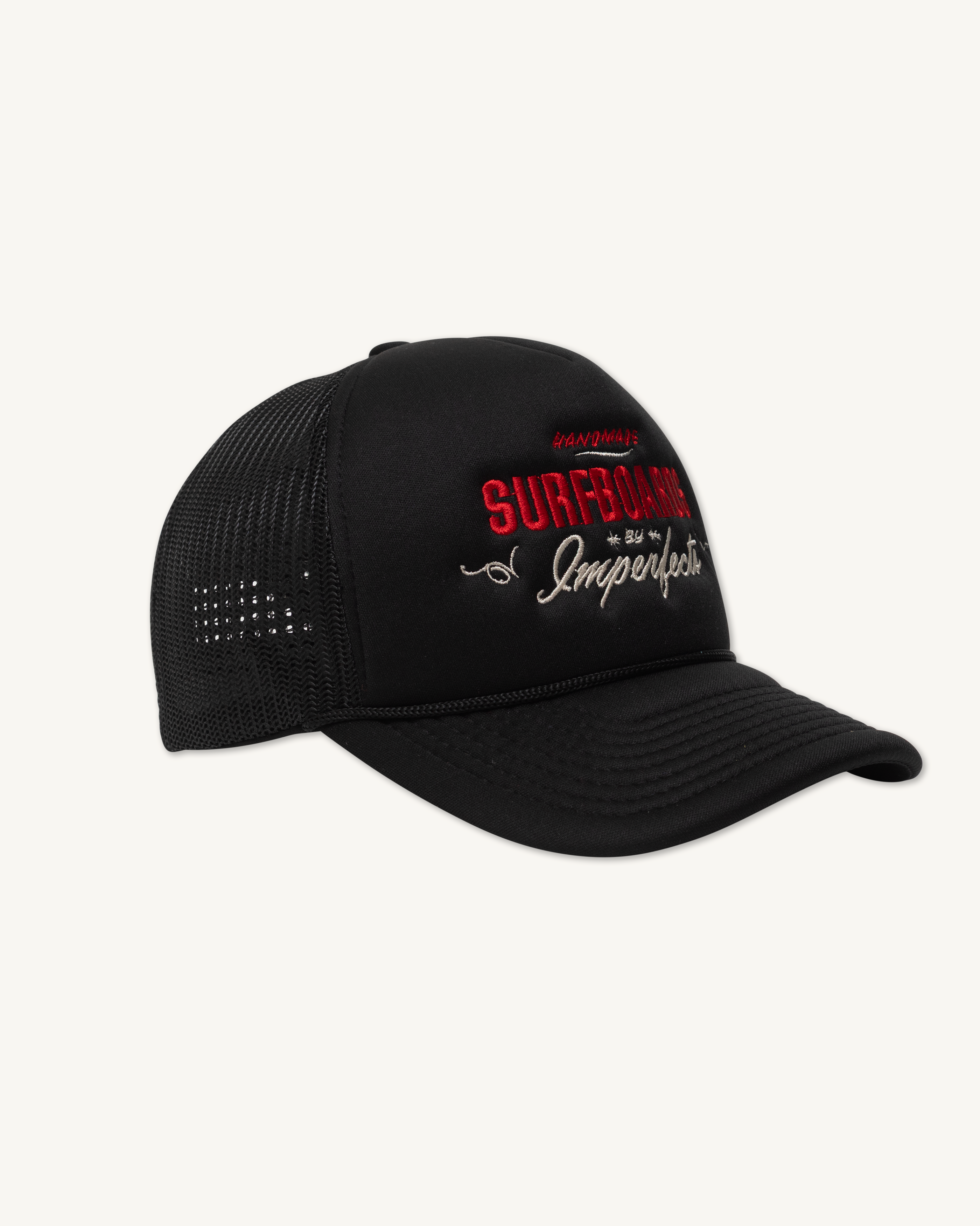Handmade Surf Foam Trucker in Obsidian