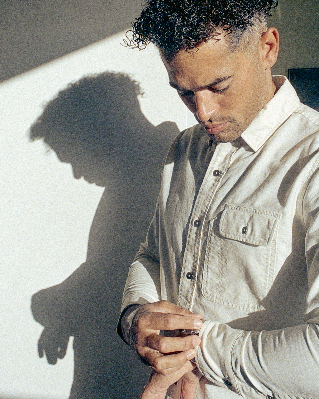 Tradesman Button Down Oxford Cloth Shirt Mens Natural